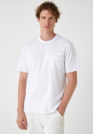 Koton SHORT SLEEVE - T-shirts basic - white