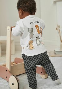Next SET - REGULAR FIT - Broek - black white