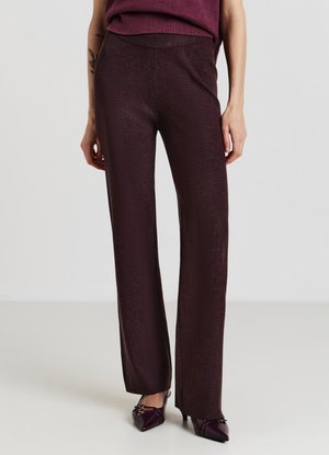 Calliope Trousers - marrone scuro melange