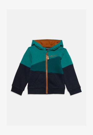 TROLLKIDS, KIDS ALESUND SWEATER UNISEX - Sweat zippé - dark cyan/midnight petrol/black