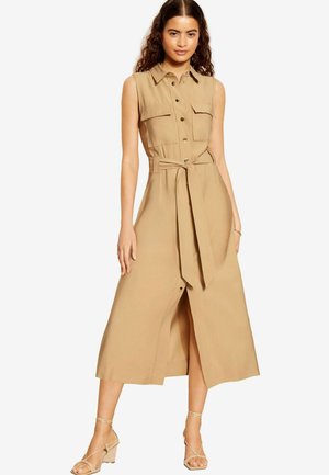 SLEEVELESS UTILITY WITH POCKET DETAIL - Blousejurk - nude stripe