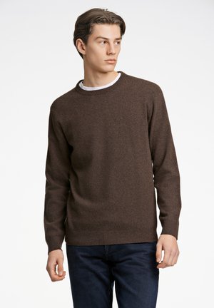 RECYCLED MIX  - Strickpullover - brown mel