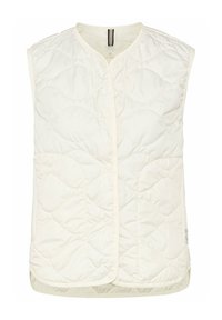 MIT DRUCKKNÖPFEN - Bodywarmer - bone white