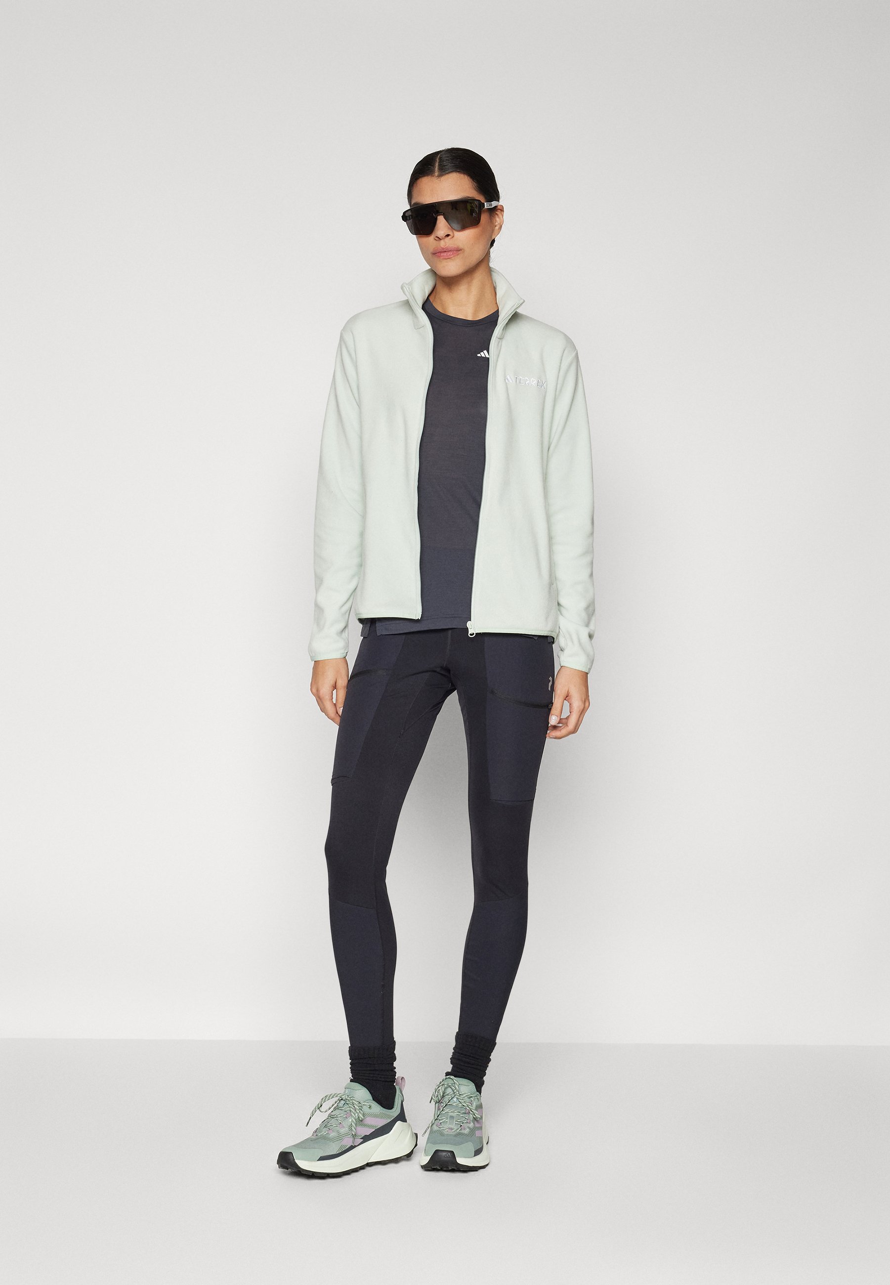 Adidas Terrex XPR TEE - Sports T-shirt - carbon/grey - Zalando.co.uk