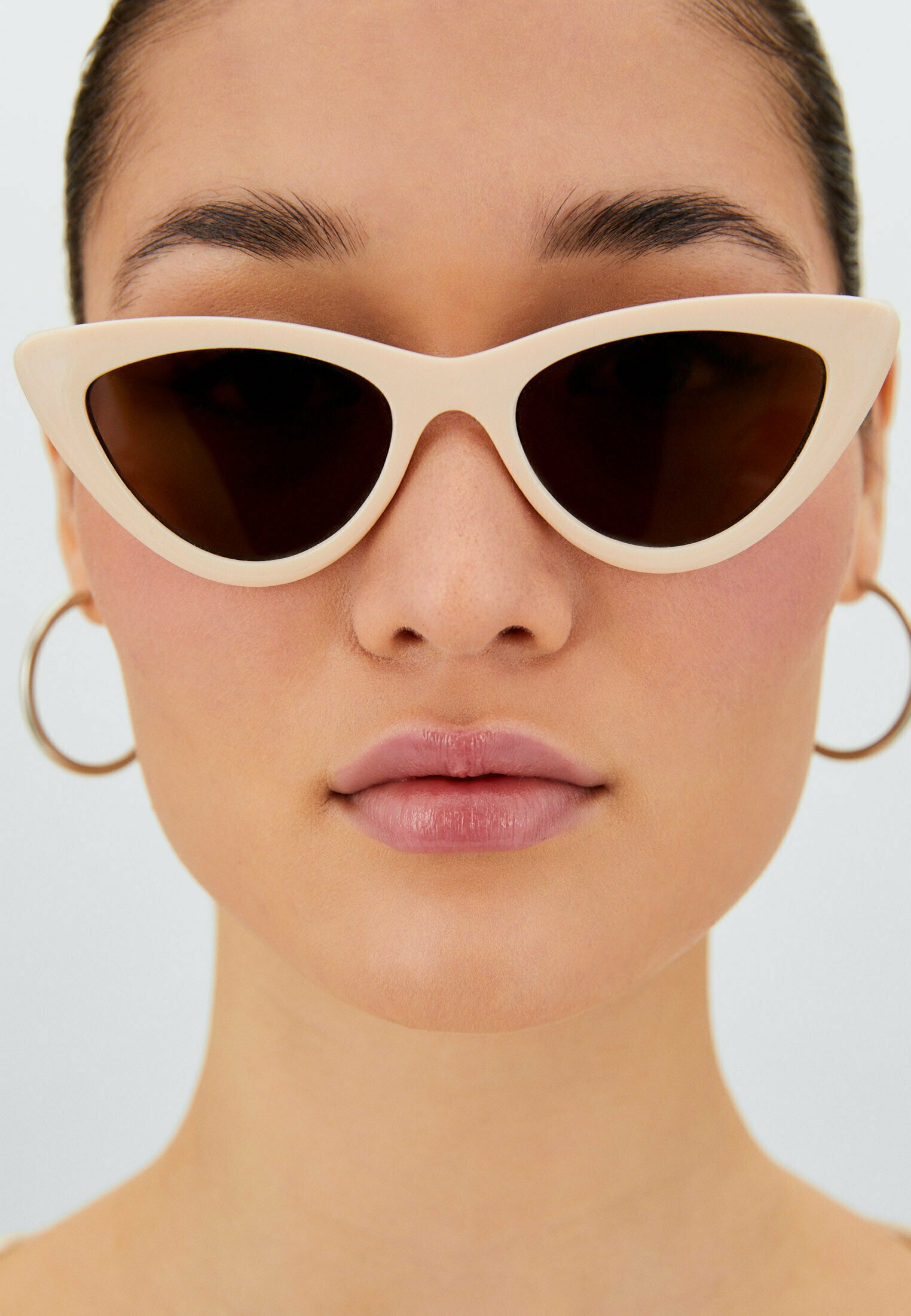 Stradivarius CAT EYE - Occhiali da sole - off white/avorio - Zalando.it