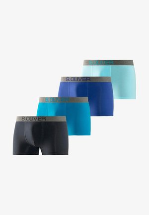Dark gray boxer briefs with a soft, elastic waistband displaying "S.OLIVER" in black letters. Smooth fabric and fitted design.