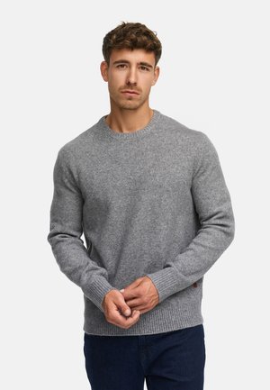 TRAX O-NECK - Strickpullover - grey mix