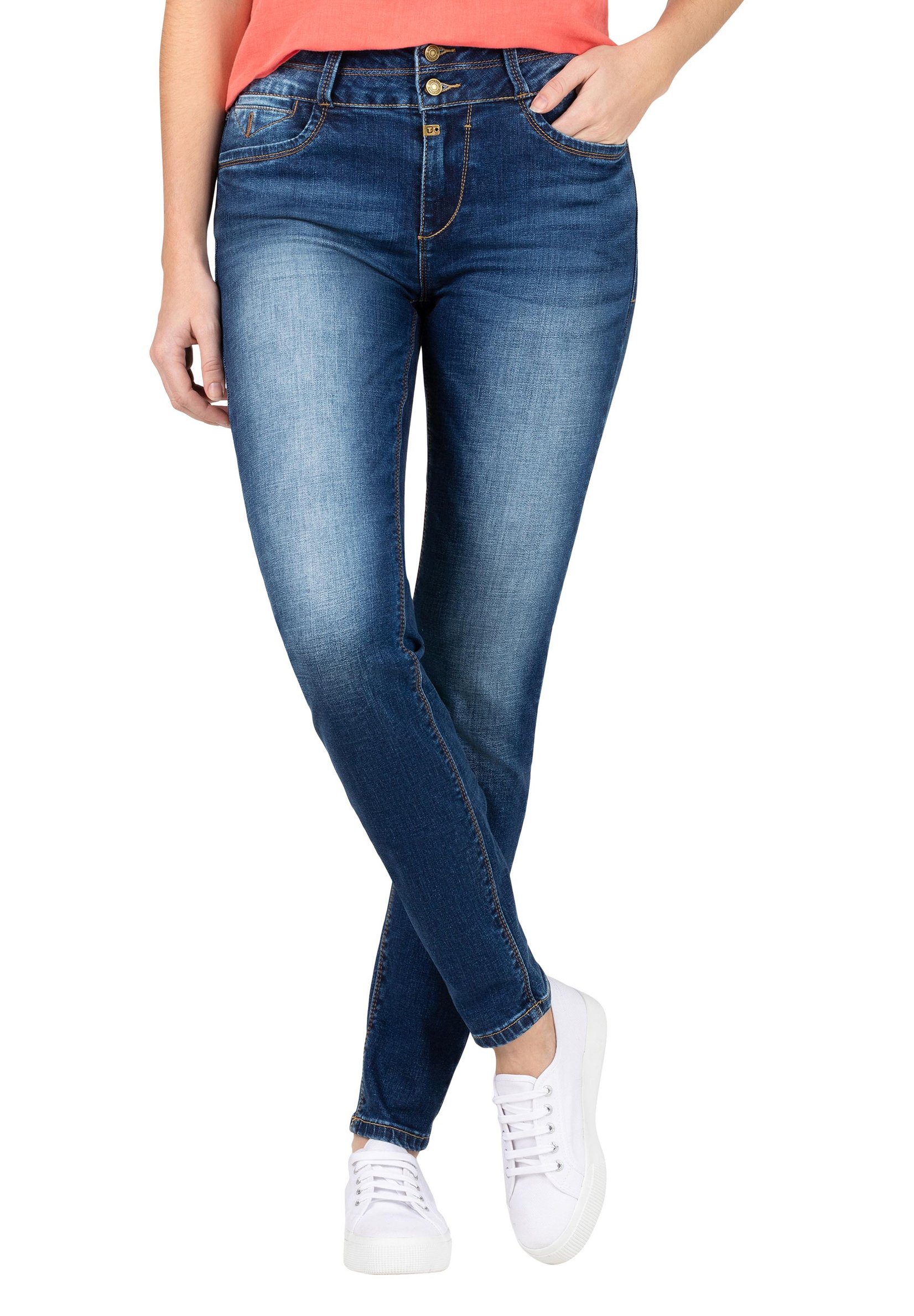 Jeans Pour Homme Timezone Modèle Ninos - Taille 30 Longueur 32 - Bleu Délavé Foncé