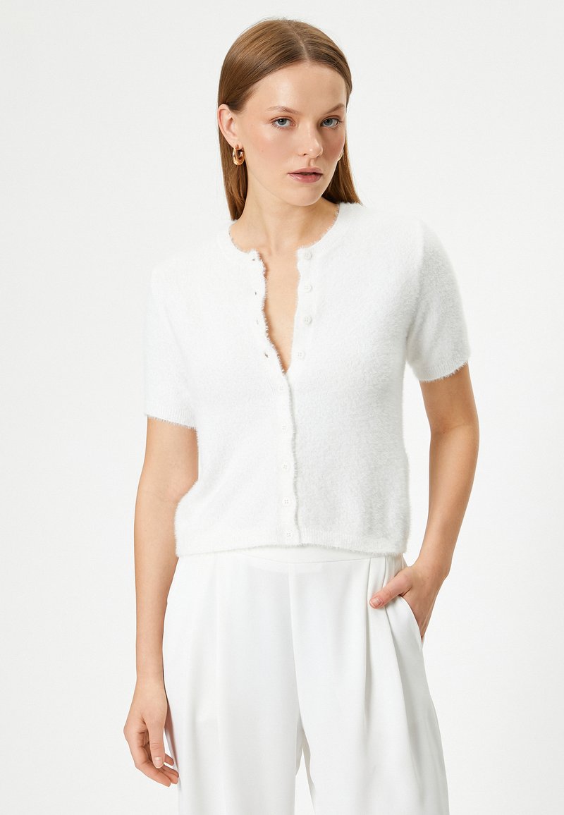 Koton SHORT SLEEVE - Camicetta - white