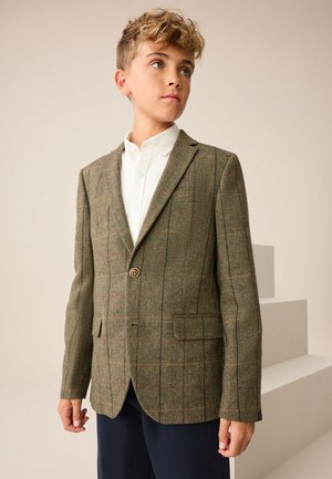 Next, REGULAR FIT - Blazer - green brown check