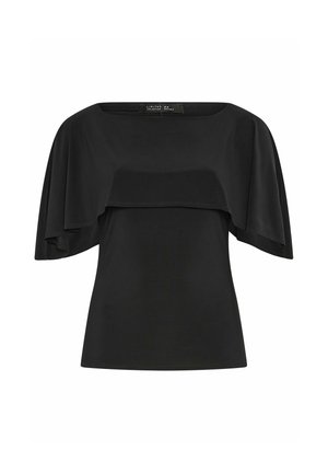 Yours Clothing, PLUS SIZE GOING OUT TOPS - T-shirt imprimé - black