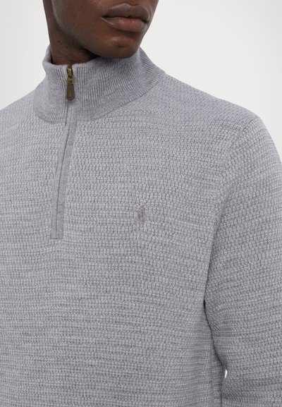 Polo Ralph Lauren LONG SLEEVED PULLOVER - Pulóver - grey combo