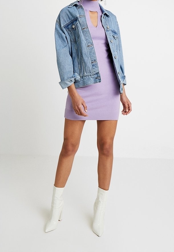 Honey Punch Shift dress - lilac