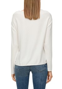 s.Oliver STRUKTURIERTES  - Sweatshirt - ecru