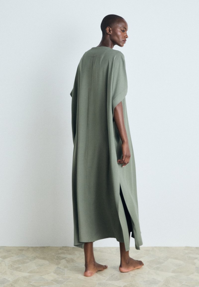 Calvin Klein Swimwear KAFTAN KIMONO - Beach accessory - dusty olive/green -  Zalando.co.uk