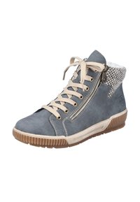 Rieker Bottines à lacets - jeans/schwarz-kiesel