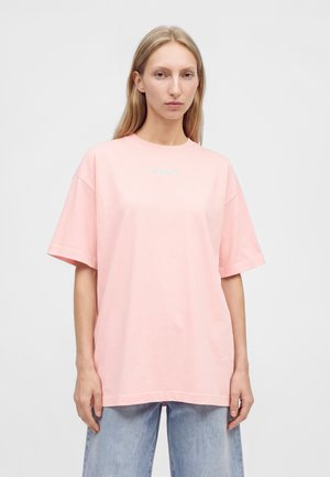Stieglitz, BASIC WORN OUT OVERSIZED - Обикновена тениска - pink
