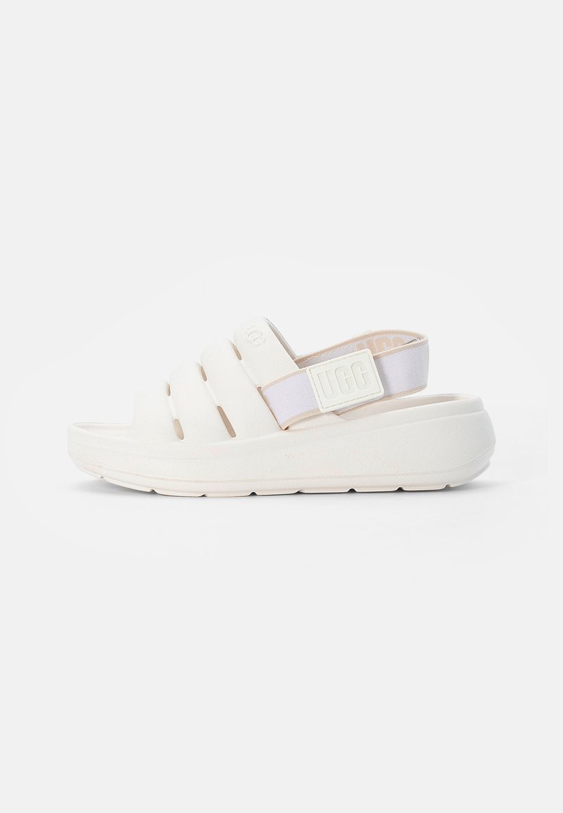 UGG SPORT YEAH UNISEX Sandals bright white/white Zalando.ie