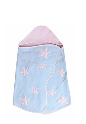 JoJo Maman Bébé REGULAR FIT - LARGE HOODED - Badetuch - blue