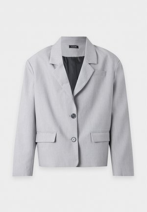 YOURTURN, SET BOXY FIT BLAZER - Blézerkabát - light grey