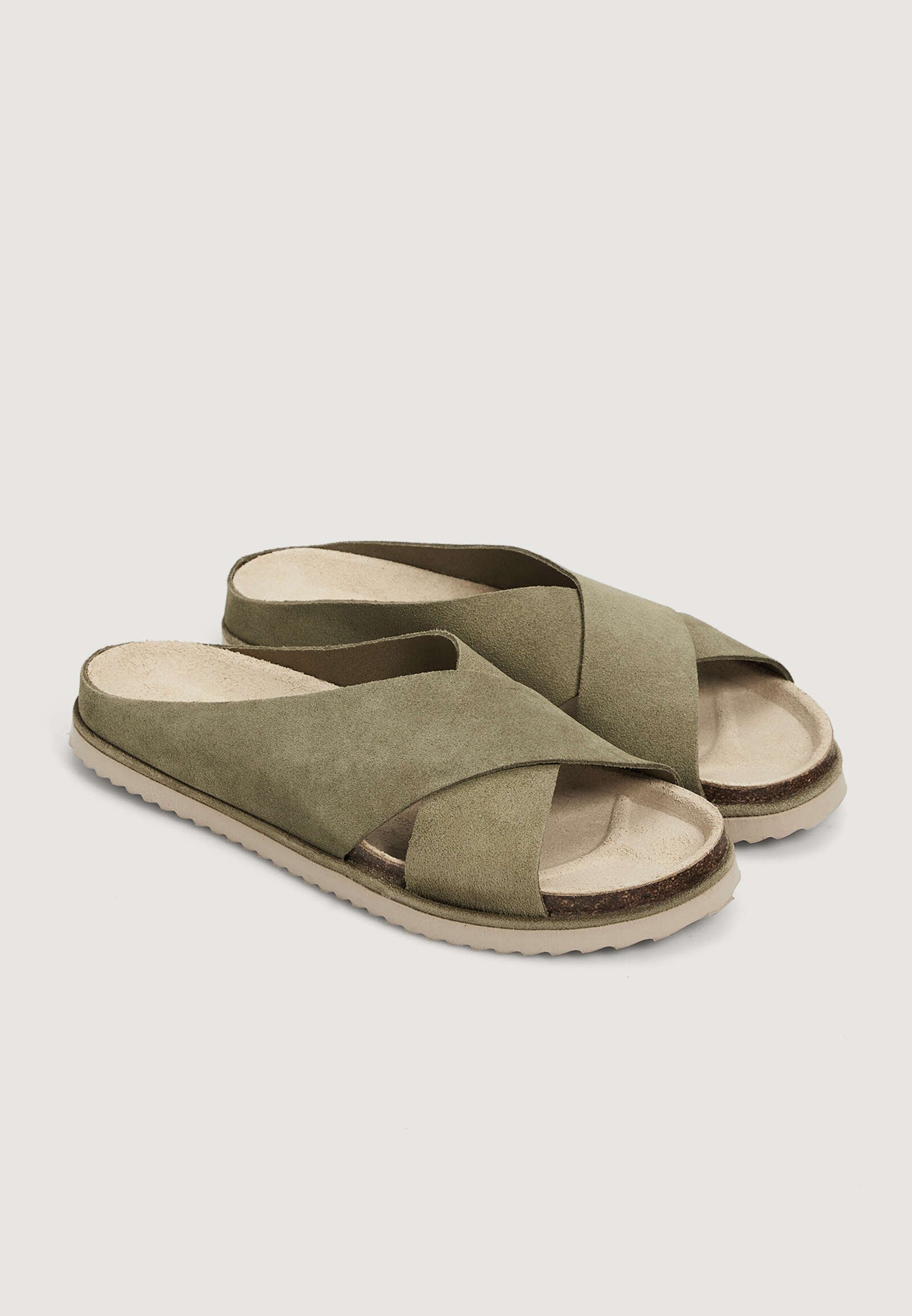 OYSHO Muiltjes - khaki/kaki - Zalando.nl