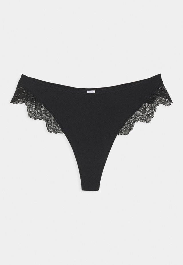 x NA-KD AMALIA SUPER STRING - String - caviar