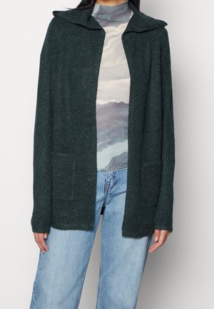 Strickjacke - dark green