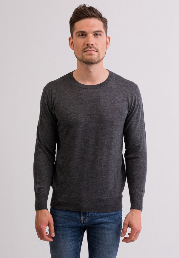 RUNDHALS  - Strickpullover - flanell