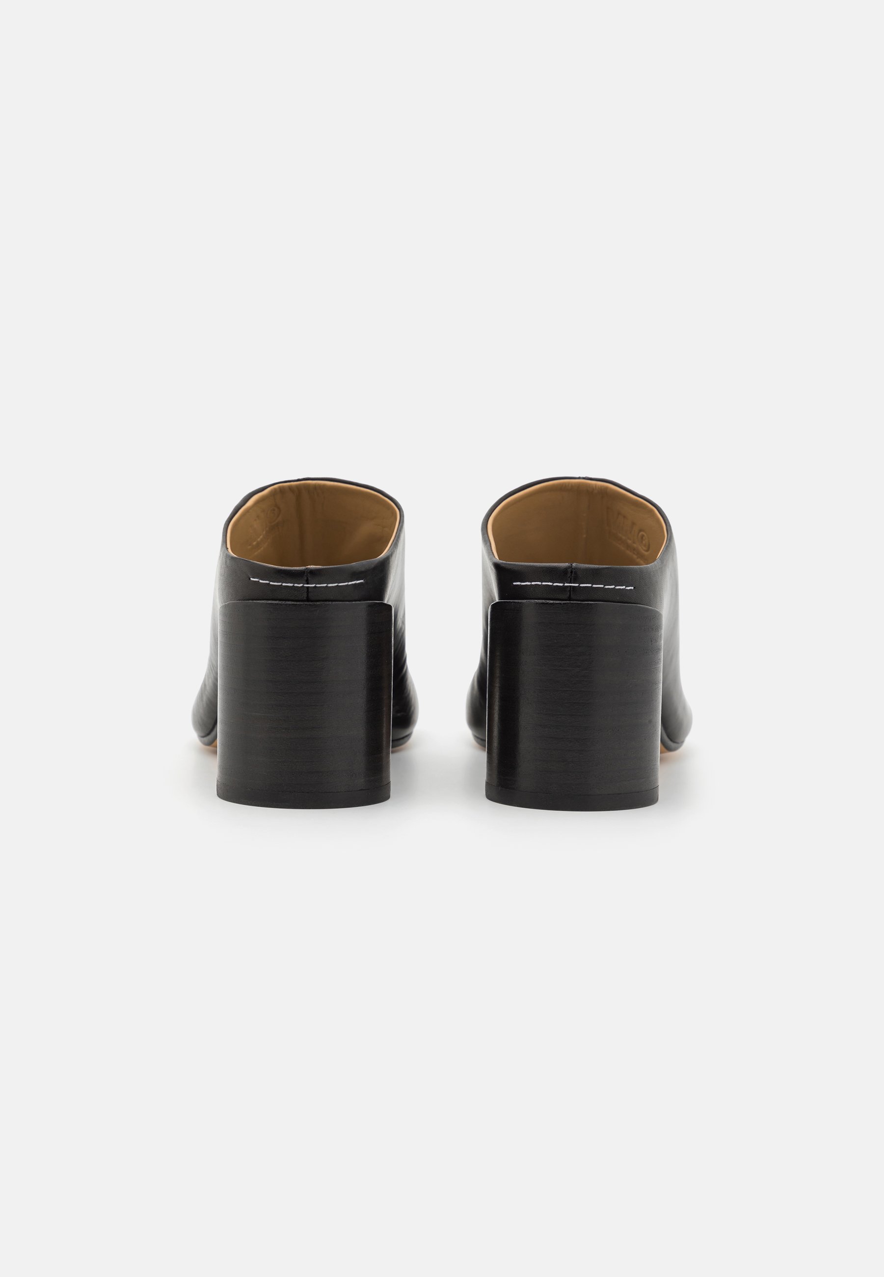 MM6 Maison Margiela Mules de tacón - black/negro - Zalando.es