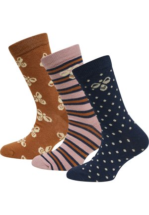 3PACK - Strømper - black iris