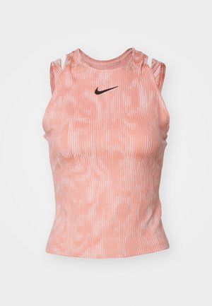 Nike Performance SLAM TANK - Tops - pink quartz/black