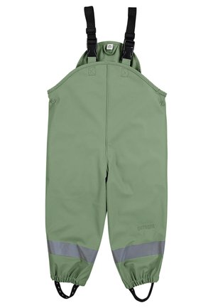 Sterntaler Rain pants unlined - Rain trousers - dunkelgrün meliert