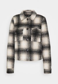 ONLLOU SHORT CHECK JACKET - Casaco de verão - pumice stone