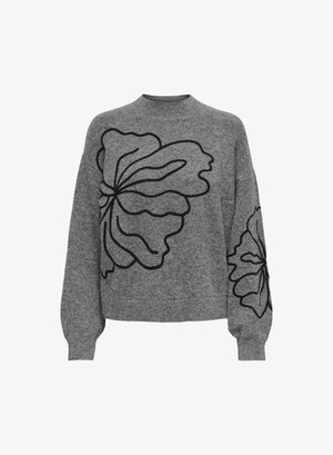 JDY JDYJELLA  - Pullover - dark grey melange