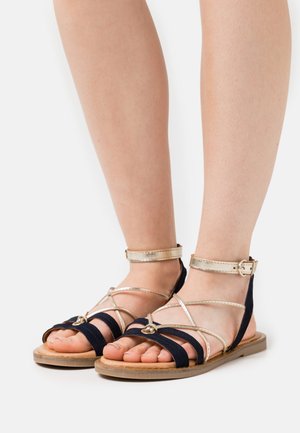Tamaris Sandals - navy/gold