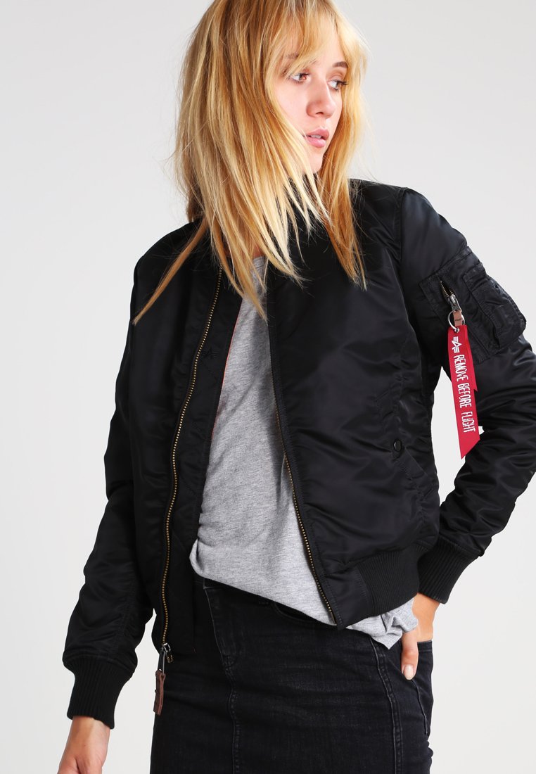 Alpha Industries - MA-1 VF 59 WMN - Bomberjacka - black, Förstora