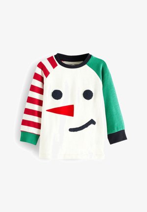 LONG SLEEVE CHRISTMAS STANDARD - Camiseta de manga larga - white