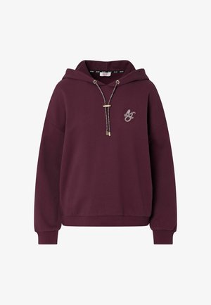 LIU JO, LIU JO HOODED SWEATSHIRT - Hættetrøje - bordeaux