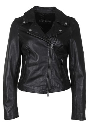 BALI - Chaqueta de cuero - black