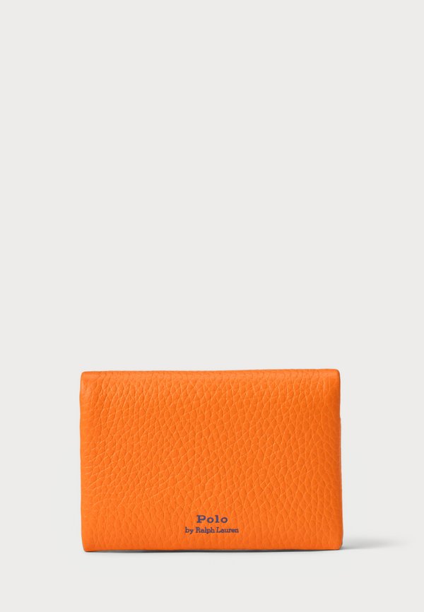 POLO PLAY LEATHER SNAP CARD CASE - Wallet - orange peel