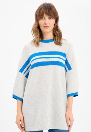 Pullover - hellgrau blau