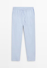 Massimo Dutti SHORT SLEEVE AND STRIPED SET - Nattøj sæt - blue