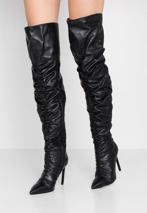High Heel Stiefel - black
