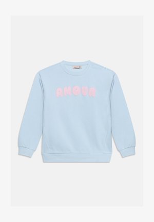 ONLY GIRLS, KOGMARISA O NECK LOOSE PRINTED - Mikina - ballad blue