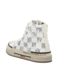 Rebecca White SNEAKER - High-top trainers - square febric white