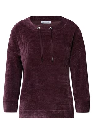Street One, 3/4-ARM SHIRT MIT U-BOOT-AUSSCHNITT - Langærmet T-shirt - rustic rouge