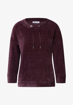 Street One, 3/4-ARM SHIRT MIT U-BOOT-AUSSCHNITT - Langærmet T-shirt - rustic rouge