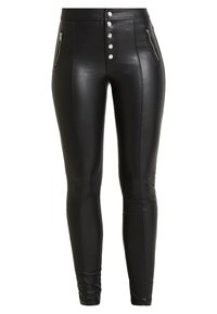 ONLSIGGA BUTTON PANT - Nohavice - black