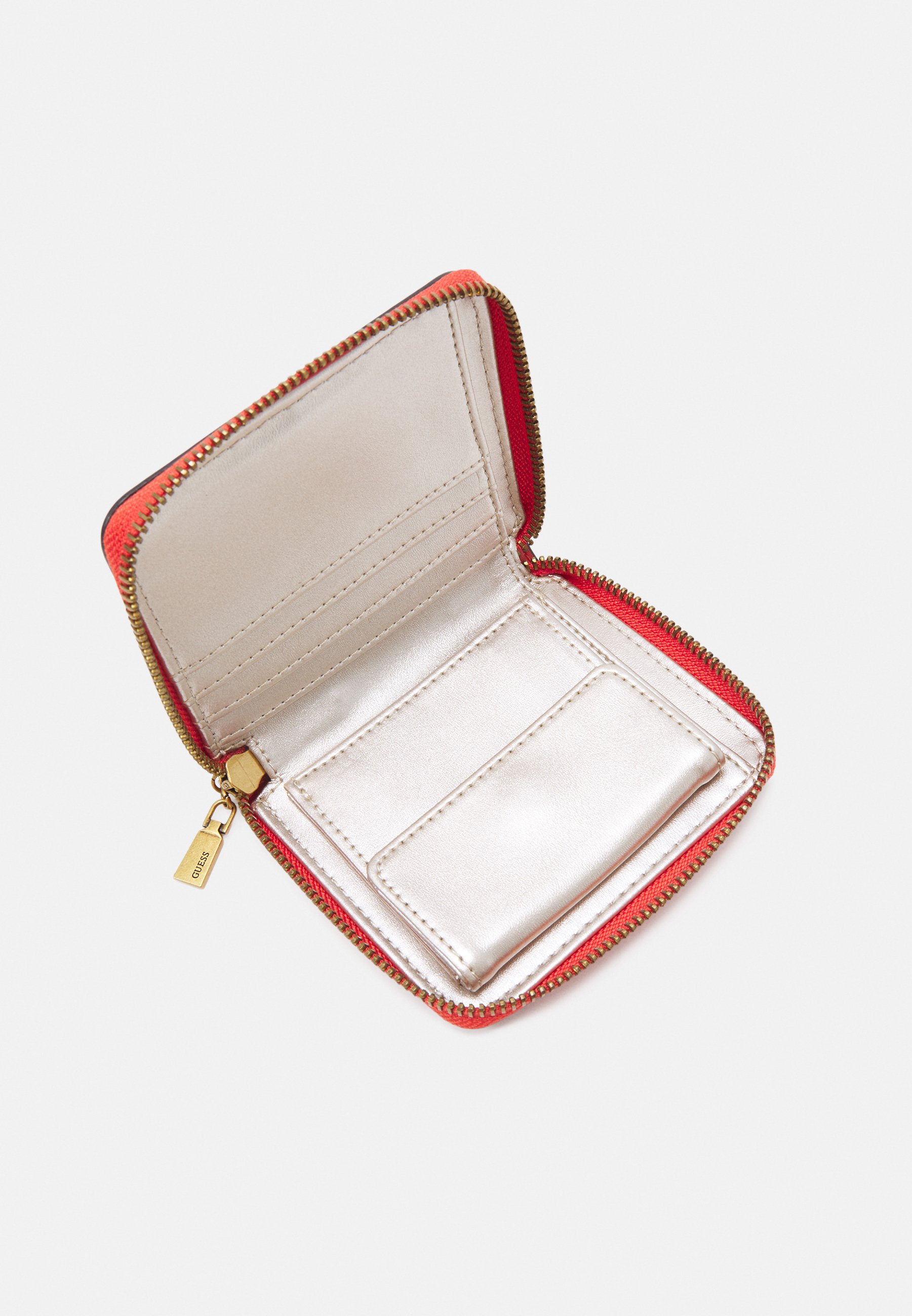 clare v half zip wallet