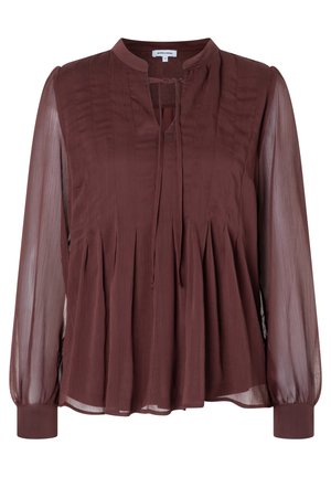 Blouse - raisin brown